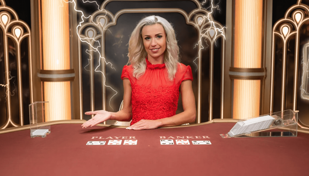 Special options available when playing at the Live Baccarat table
