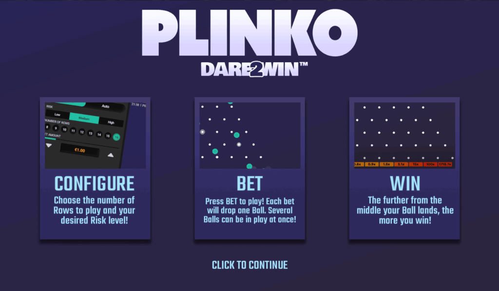 Правила игры в Plinko